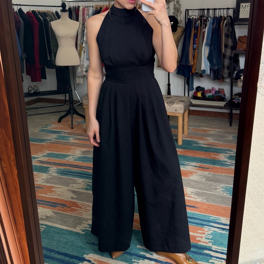 Vintage Linen Jumpsuit - Picture 7 of 10
